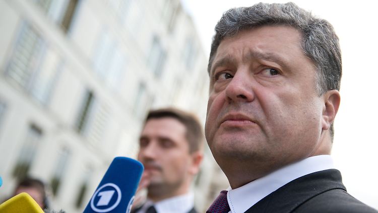 Für Pjotr Poroschenko sind die Separatisten lediglich "Terroristen".