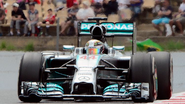 Fährt allen davon: Lewis Hamilton.