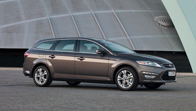 Der Ford Mondeo macht keine schlechte Figur.