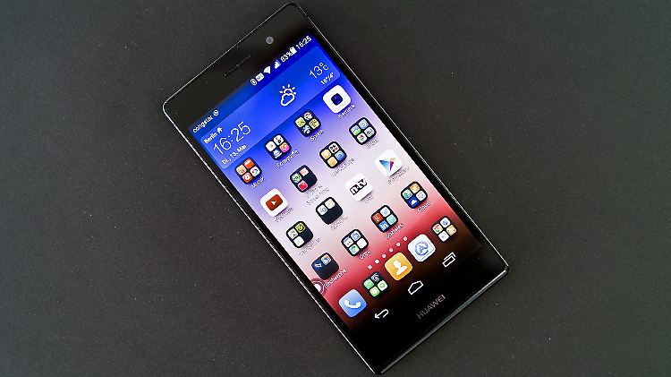 Das Huawei Ascend P7 hat ein sehr helles Full-HD-Display.