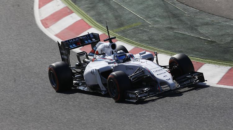 Susie Wolff im Williams: schneller als Vettel. 
