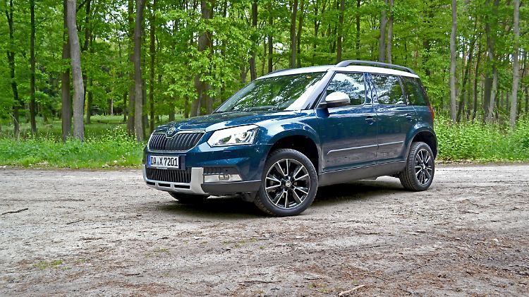 Der Skoda Yeti ist als 4x4 auch für das grobe Geläuf geeignet.