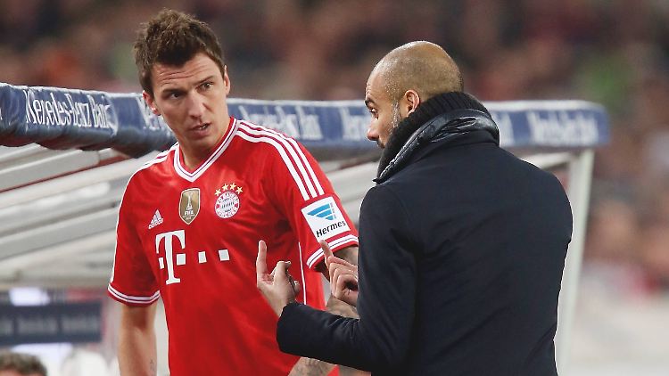Freunde fürs Leben? Josep Guardiola und Mario Mandzukic.