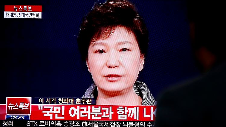 Präsidentin Park will vieles besser machen. Südkorea solle neu geboren werden.