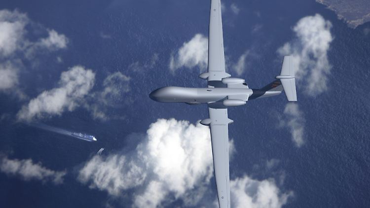 Mittlere Flughöhe und lange Flugdauer: Male-Drohnen sollen in erster Linie in der militärischen Aufklärung verwendet werden.