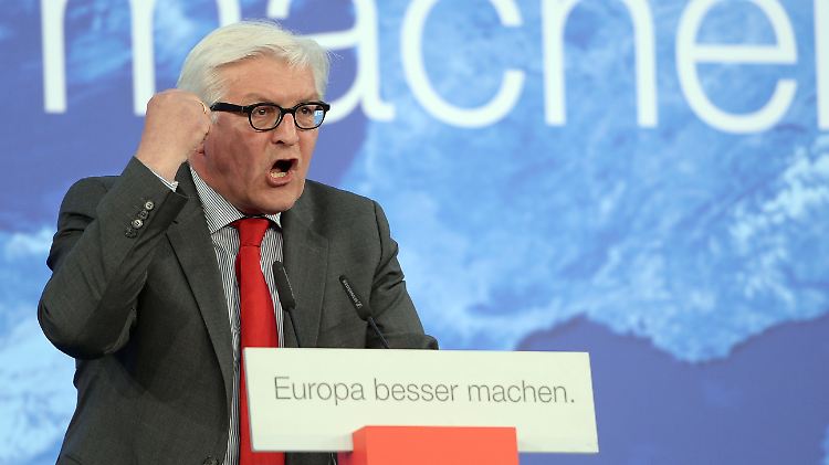 Frank-Walter Steinmeier will es sich nicht bieten lassen, als "Kriegstreiber" beschimpft zu werden.