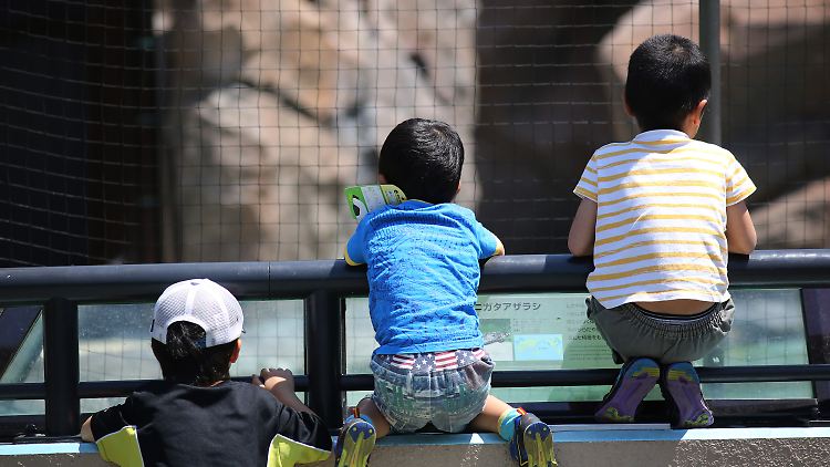 Kinder bis fünf Jahre in Japan sind besonders gefährdet, das Kawasaki-Syndrom zu bekommen.