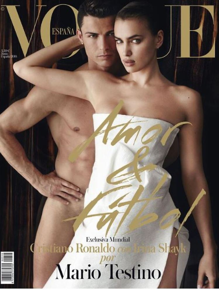 Auf dem nächsten Cover der spanischen "Vogue"-Ausgabe wird der Fußballstar Cristiano Ronaldo mit seiner Freundin Irina Shayk zu sehen sein.