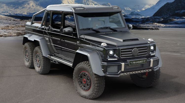 Mansory hat sich den Mercedes G 63 AMG 6x6 vorgenommen.