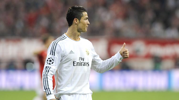 Daumen hoch für's Finale: Cristiano Ronaldo.