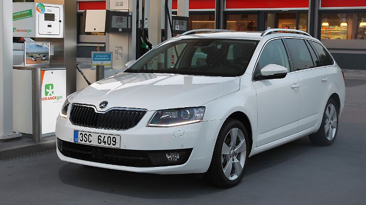 Erst nach 1330 Kilometern muss ein Skoda Octavia G Tec an die Zapfsäule.