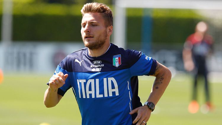 Immobile bereitet sich gerade mit der Squadra Azurra auf die Weltmeisterschaft vor.
