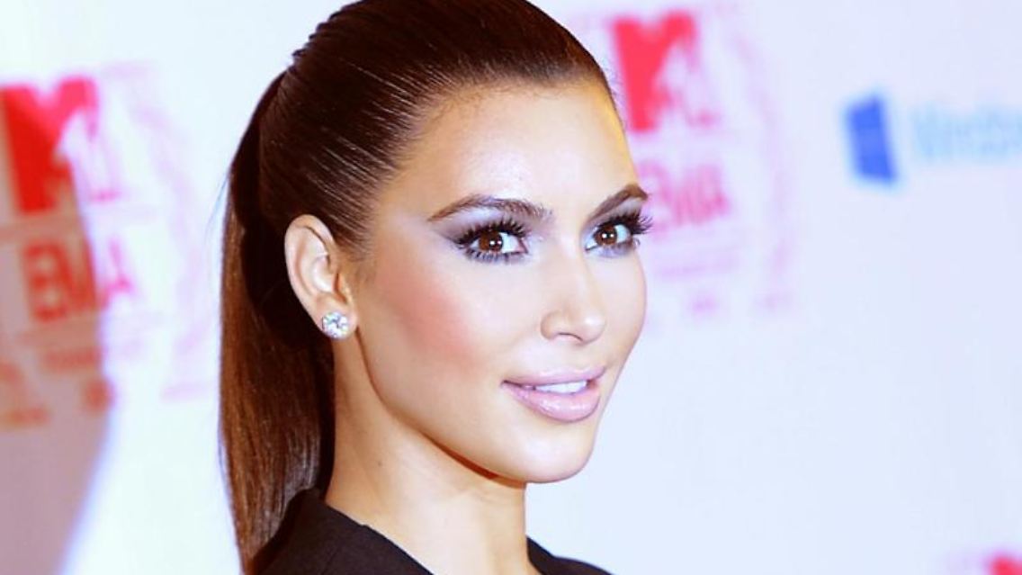 Kim Kardashian in Feierlaune. Foto: Britta Pedersen