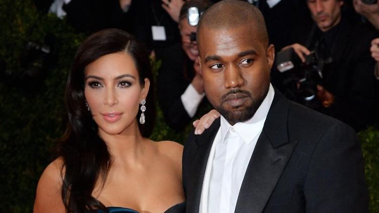 Kim und Kanye Anfang Mai in New York. Gerade feiern sie ihre Millionen-Hochzeit in Italien.