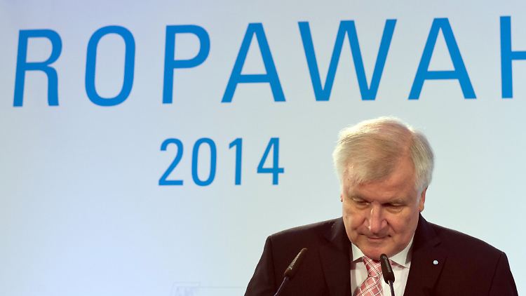 Die CSU hat im Europaparlament an Einfluss verloren. Seehofer bittet um "Zusammenstehen und Zusammenhalt".