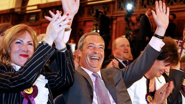 Hat allen Grund zur Freude: Ukip-Chef Nigel Farage.