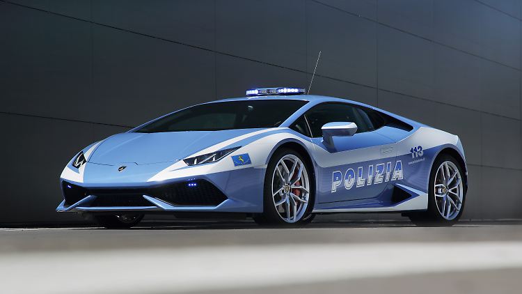 Der Lamborghini Huracán fährt jetzt in Italien auf Streife.