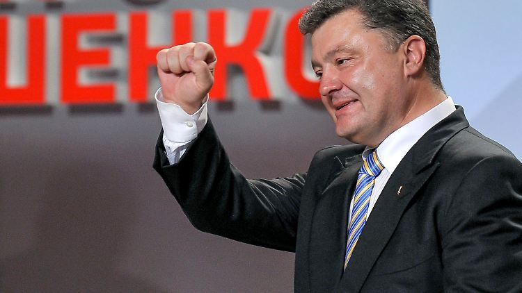 Wahlsieger und neuer Präsident der Ukraine: der "Schokoladenkönig" Petro Poroschenko.