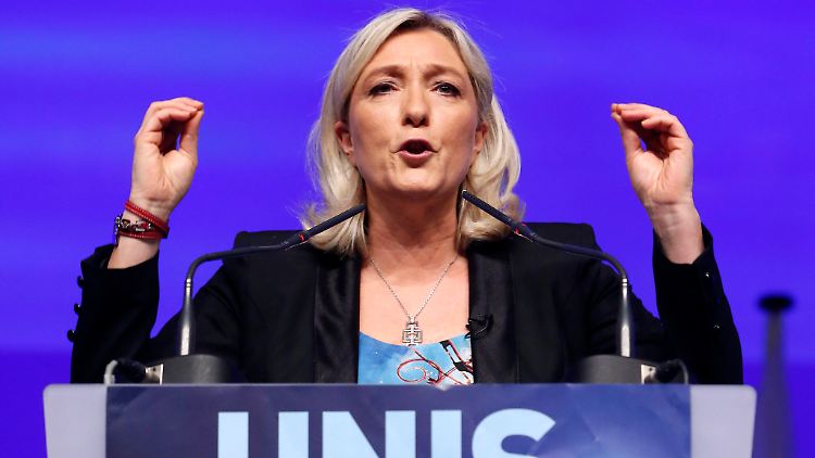 Front-National-Chefin Marine LePen: Der Erfolg der Rechtspopulisten wird die Lösung der Euro-Krise erschweren.