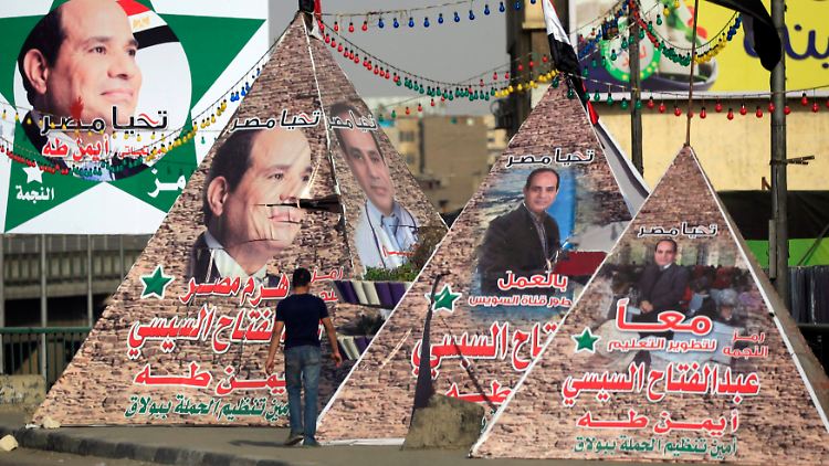 Wahlwerbung in Kairo