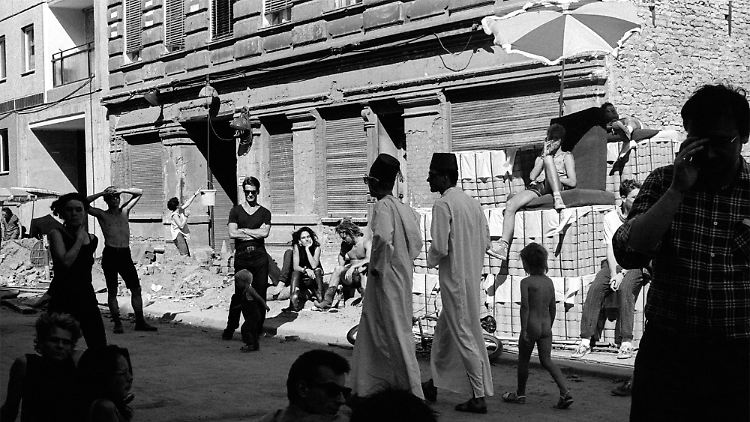 Jeder konnte, wie er wollte: Hausbesetzung Kinzigstraße, 1990.