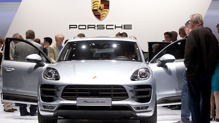 Auch auf der HV ein Hingucker: Porsche Macan Turbo