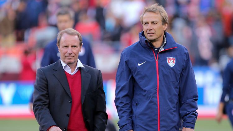 Sie holten 1996 zusammen den bislang letzten Titel für die deutsche Nationalmannschaft: Berti Vogts als Trainer und Jürgen Klinsmann als Spieler wurden in England Europameister.