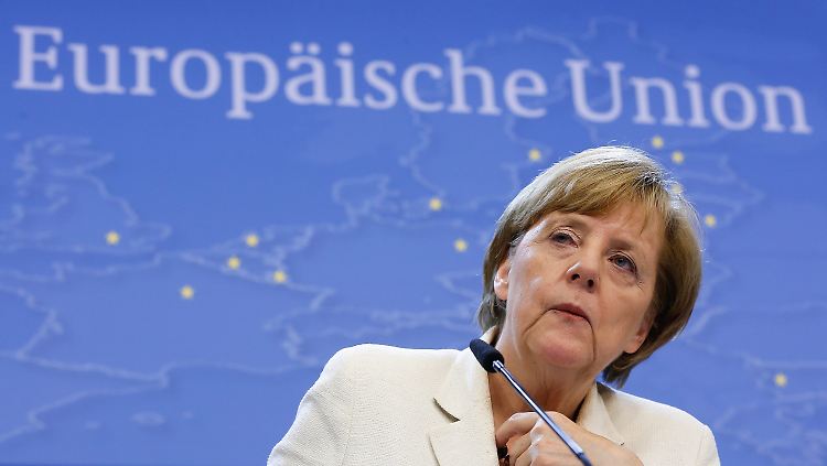 Angela Merkel wollte sich in Brüssel nicht auf Jean-Claude Juncker festlegen.