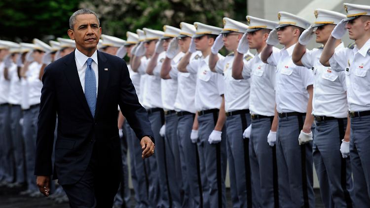 "Die Landschaft hat sich verändert", meint Obama in West Point.