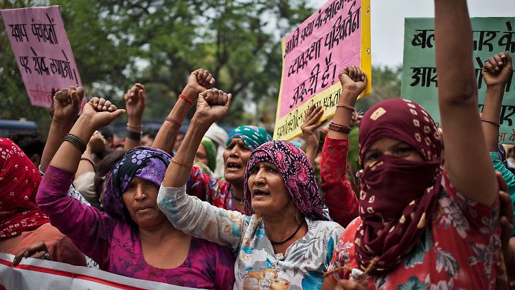 Uttar Pradesh ist berüchtigt für seine hohe Zahl an Vergewaltigungen. Diese Frauen fordern die Behörden zum Handeln auf.