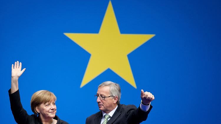Sind doch noch Freunde: Merkel und Juncker.