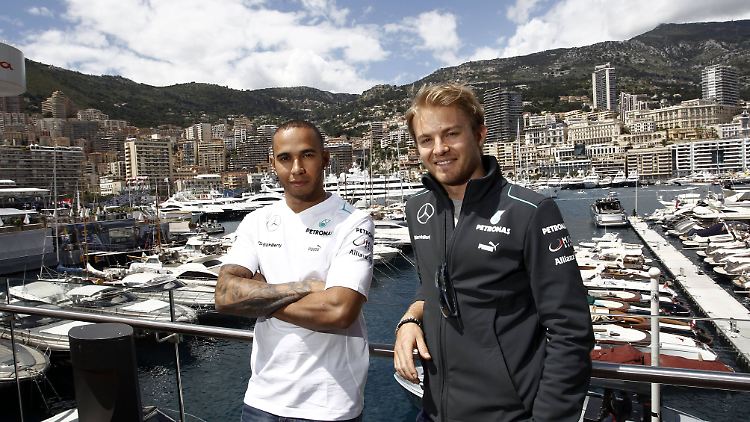 Hamilton und Rosberg wohnen in Monaco im selben Apartment-Hochhaus.