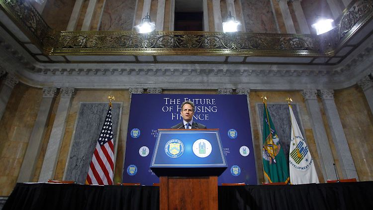 US-Finanzminister Timothy Geithner will auch künftig staatliche Garantien für Hypotheken gewähren - doch unter anderen Vorzeichen.