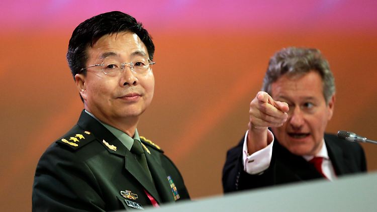 General Wang machte Pekings Position deutlich.