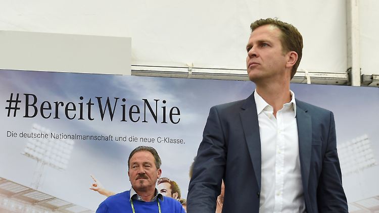 Oliver Bierhoff muss sich für die PR-Aktion mit Mercedes rechtfertigen.