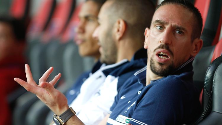 Frankreich muss möglicherweise auf Franck Ribéry verzichten.