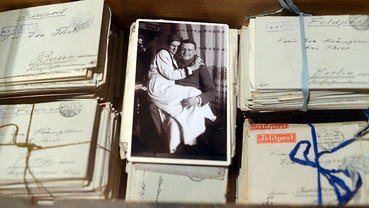 Vom Schlachtfeld an die Heimatfront: Eva und Hermann Kränzlein schrieben sich 2250 Briefe. (Aufnahme von 1916)