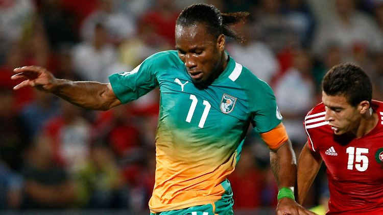Alt-Star der Ivorer: Didier Drogba.