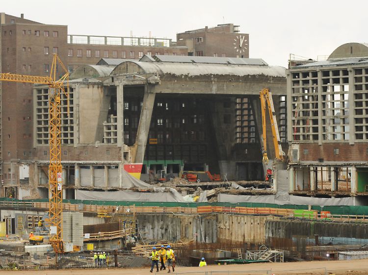 Europa bleibt eine Baustelle, aber der EZB-Neubau in Frankfurt am Main kommt voran.