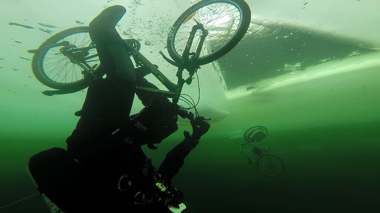 17 Jahre alt und schon unter Wasser Fahrrad gefahren: Tord Trælnes.