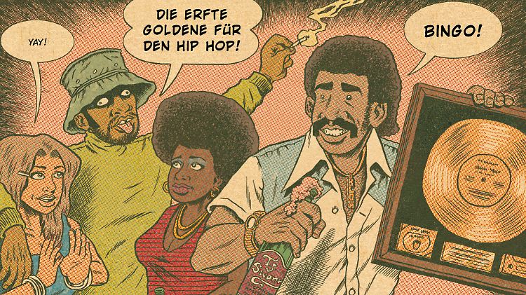 Kurtis Blow erhält für "The Breaks" die erste Goldene Schallplatte für einen Hip-Hop-Song.
