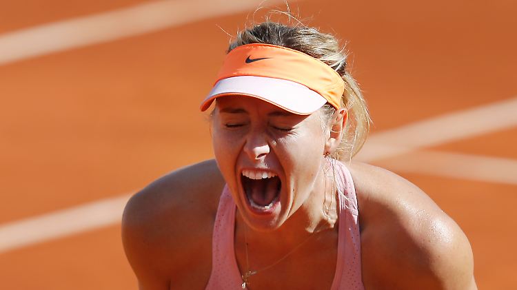 Musste heute mächtig was leisten für ihr Geld: Maria Scharapowa.
