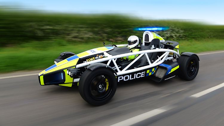 Der britische Kleinserienhersteller Ariel Motors hat der Polizei einen 350 PS starken Ariel Atom 3.5R zur Verfügung gestellt .