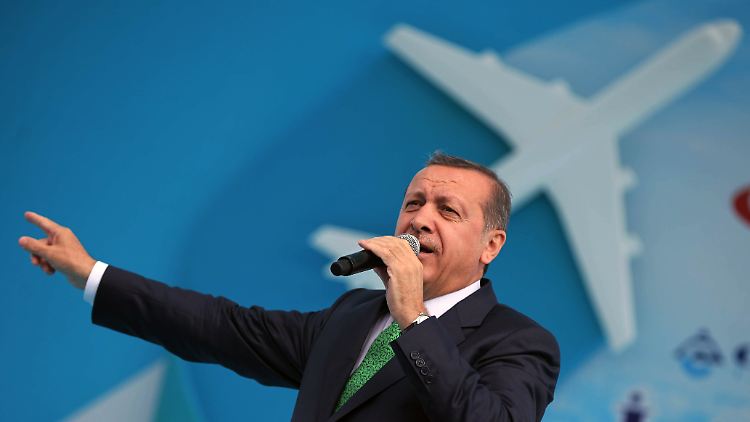Erdogan hat große Pläne mit dem neuen Flughafen. 