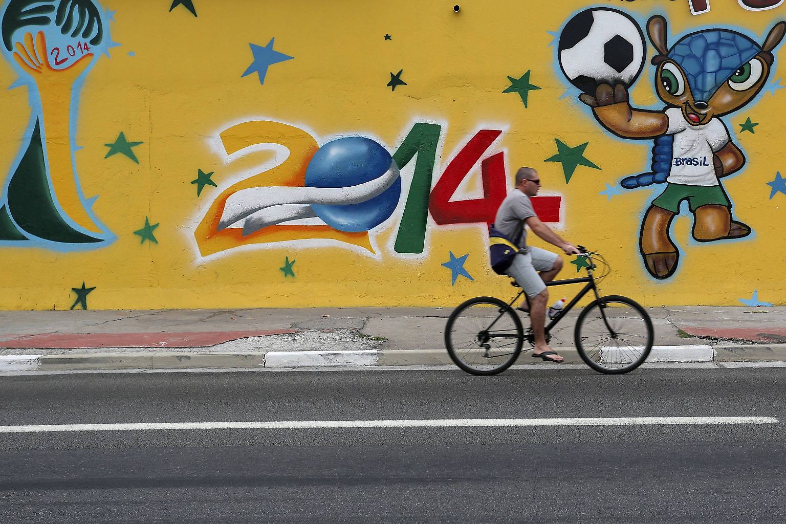 Das Gesicht der Weltmeisterschaft in Brasilien wird ein Gürteltier prägen.
