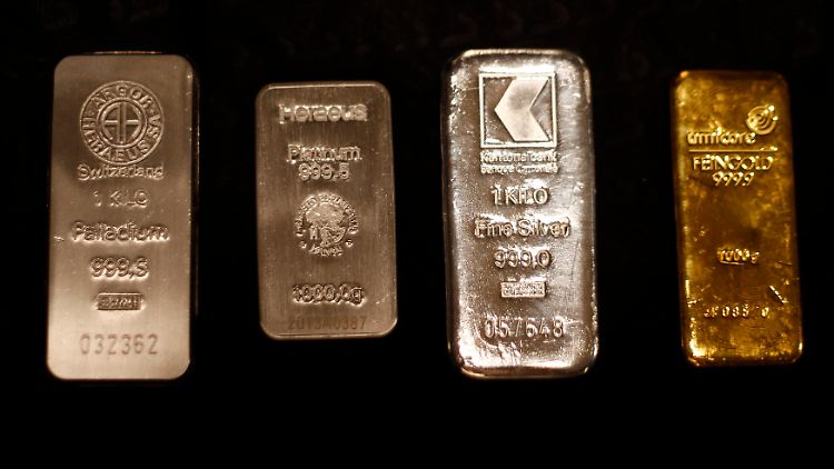 Palladium schlägt Gold und Silber.