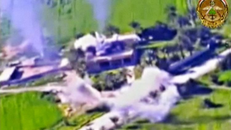 Das irakische Verteidigungsministerium veröffentlicht Beweisvideos, die die Attacken der Isis in der Provinz Samarra belegen sollen.