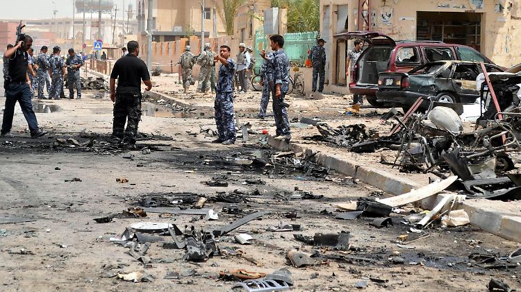 Bei einem Selbstmordanschlag in Ramadi kamen am 8. August sieben Menschen ums Leben.