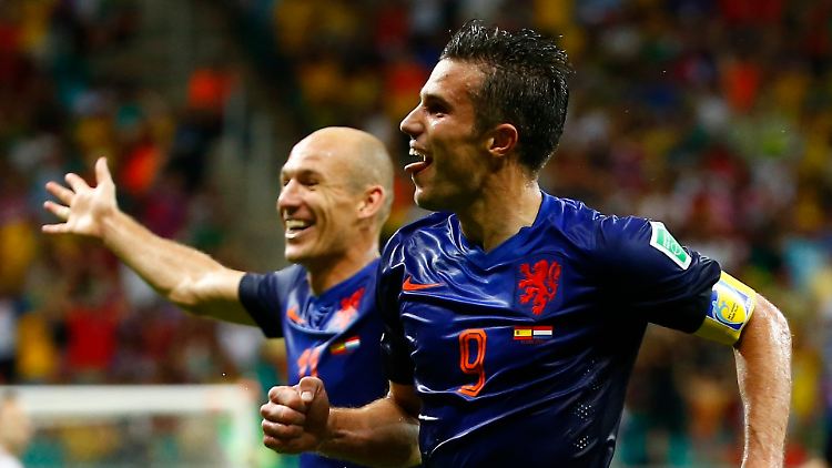 Zwei Spieler, vier Tore: Arjen Robben (li.) und Robin van Persie.