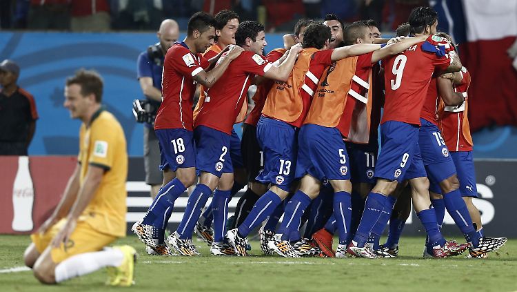 Chile jubelt, Australien muss sich geschlagen geben.